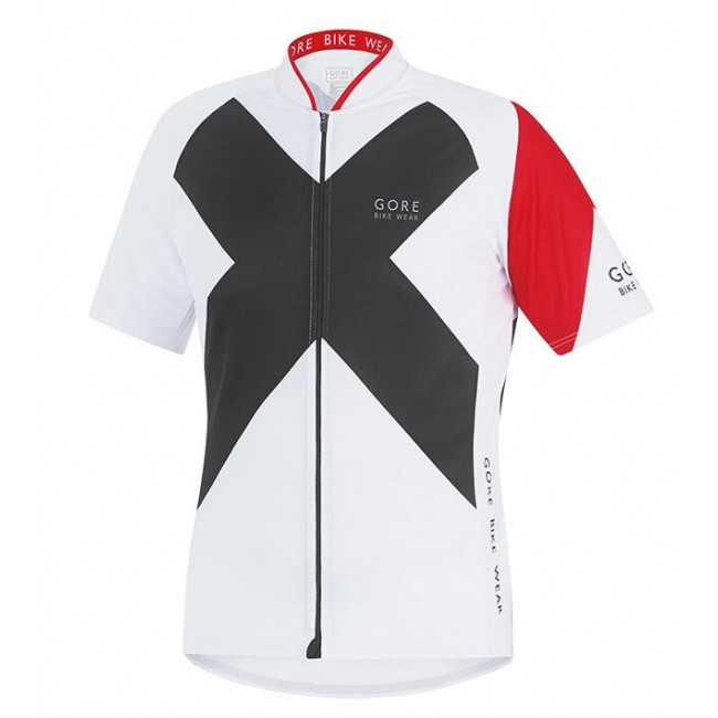 2016 GORE Element X-Road Weiß schwarz Radtrikot Kurzarm Radtrikot Kaufen 2016 GORE Element X-Road Weiß schwarz Radtrikot Kurzarm Radtrikot Kaufen