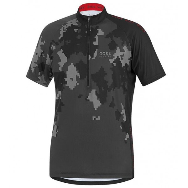2016 GORE Element Digit Camo anthracite grau Radtrikot Kurzarm Radtrikot Kaufen