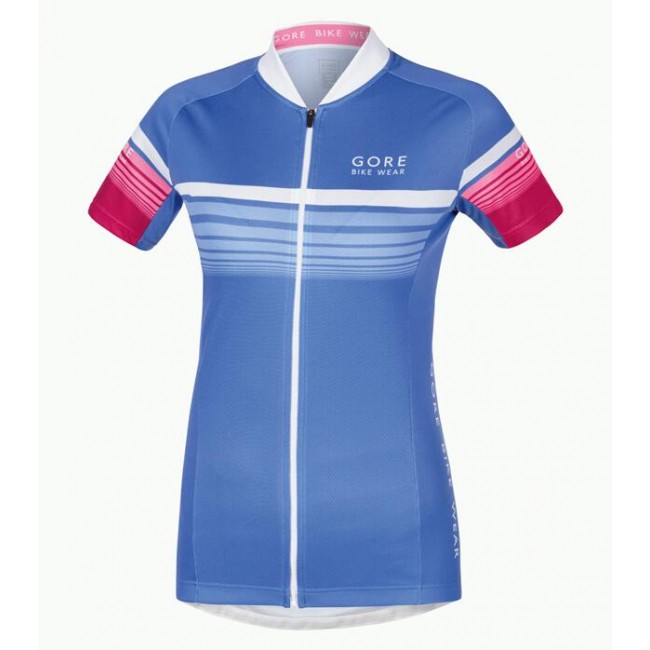 2016 GORE Radtrikot Kurzarm Damen Element Speedy blau rose Fuchsie Radtrikot Kaufen 2016 GORE Radtrikot Kurzarm Damen Element Speedy blau rose Fuchsie Radtrikot Kaufen