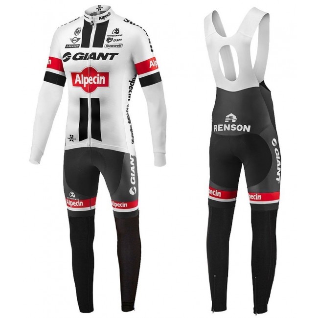 2016 Giant Alpecin TDF Ausgabe Weiß Fahrradbekleidung Satz Radtrikot Langarm+Lang Trägerhose Radtrikot Kaufen 2016 Giant Alpecin TDF Ausgabe Weiß Fahrradbekleidung Satz Radtrikot Langarm+Lang Trägerhose Radtrikot Kaufen