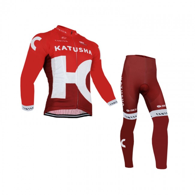 2016 Katusha Fahrradbekleidung Radtrikot Satz Langarm und Lange Fahrradhose Radtrikot Kaufen 2016 Katusha Fahrradbekleidung Radtrikot Satz Langarm und Lange Fahrradhose Radtrikot Kaufen
