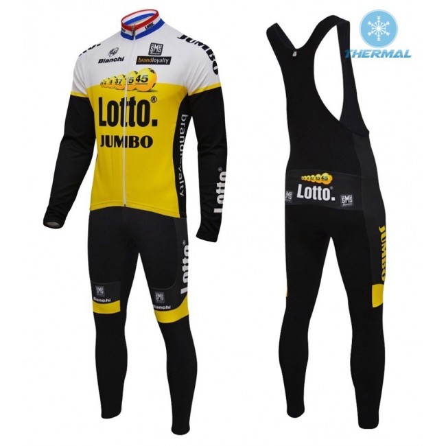 2016 Lotto-Jumbo Gelb thermisch Fahrradbekleidung Satz Radtrikot Langarm+Lang Trägerhose Radtrikot Kaufen 2016 Lotto-Jumbo Gelb thermisch Fahrradbekleidung Satz Radtrikot Langarm+Lang Trägerhose Radtrikot Kaufen