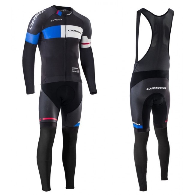 2016 Orbea Team Pro Schwarz-Blau Fahrradbekleidung Satz Radtrikot Langarm+Lang Trägerhose Radtrikot Kaufen 2016 Orbea Team Pro Schwarz-Blau Fahrradbekleidung Satz Radtrikot Langarm+Lang Trägerhose Radtrikot Kaufen
