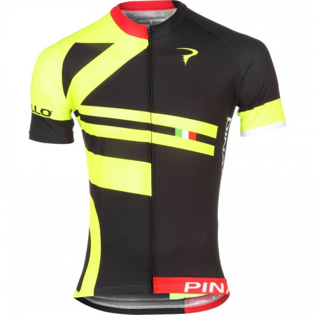 2016 Pinarello Bandiera schwarz-gelb Radtrikot Kurzarm Radtrikot Kaufen 2016 Pinarello Bandiera schwarz-gelb Radtrikot Kurzarm Radtrikot Kaufen