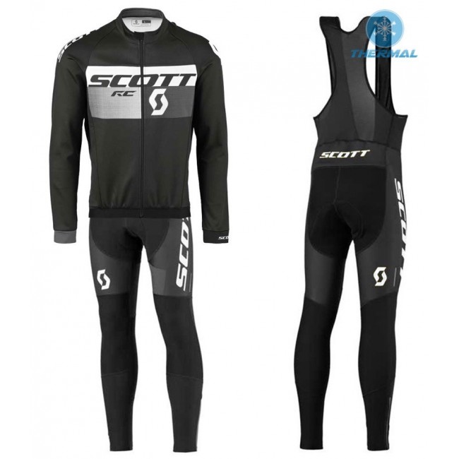 2016 Scott RC Schwarz-Grau thermisch Fahrradbekleidung Satz Radtrikot Langarm+Lang Trägerhose Radtrikot Kaufen 2016 Scott RC Schwarz-Grau thermisch Fahrradbekleidung Satz Radtrikot Langarm+Lang Trägerhose Radtrikot Kaufen