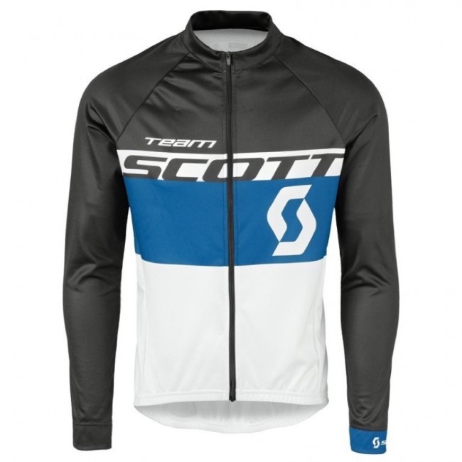2016 Scott Team Schwarz-Blau-Weiß Radtrikot Langarm Radtrikot Kaufen 2016 Scott Team Schwarz-Blau-Weiß Radtrikot Langarm Radtrikot Kaufen