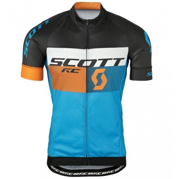 2016 Scott RC schwarz gelb blau Radtrikot Kurzarm Radtrikot Kaufen