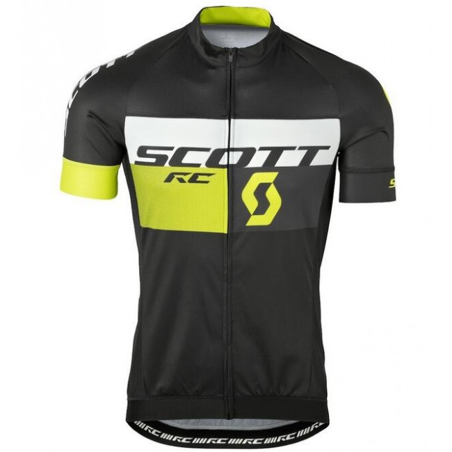 2016 Scott RC schwarz gelb Radtrikot Kurzarm Radtrikot Kaufen 2016 Scott RC schwarz gelb Radtrikot Kurzarm Radtrikot Kaufen