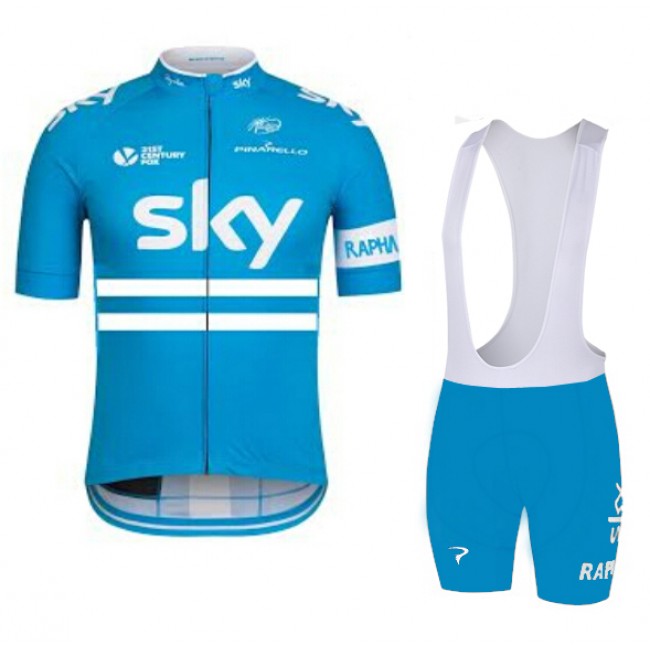 2016 SKY Blau Fahrradbekleidung Satz Fahrradtrikot Kurzarm Trikot und Kurz Trägerhose Radtrikot Kaufen 2016 SKY Blau Fahrradbekleidung Satz Fahrradtrikot Kurzarm Trikot und Kurz Trägerhose Radtrikot Kaufen