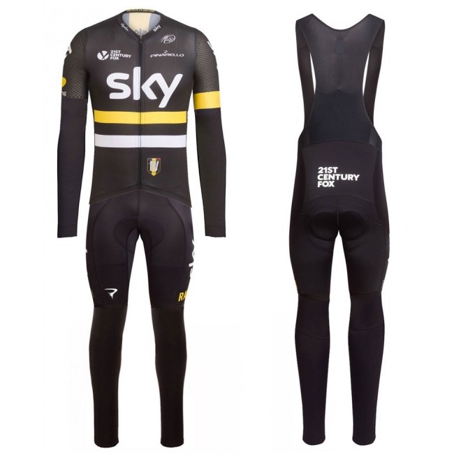 2016 Team Sky IV Schwarz-Gelb Fahrradbekleidung Satz Radtrikot Langarm+Lang Trägerhose Radtrikot Kaufen 2016 Team Sky IV Schwarz-Gelb Fahrradbekleidung Satz Radtrikot Langarm+Lang Trägerhose Radtrikot Kaufen