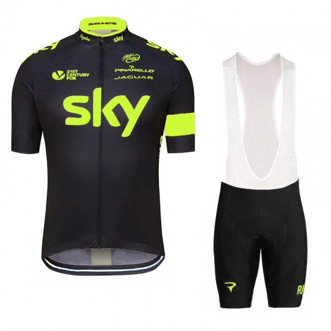 2016 SKY Fluo Yellow Fahrradbekleidung Satz Fahrradtrikot Kurzarm Trikot und Kurz Trägerhose Radtrikot Kaufen 2016 SKY Fluo Yellow Fahrradbekleidung Satz Fahrradtrikot Kurzarm Trikot und Kurz Trägerhose Radtrikot Kaufen