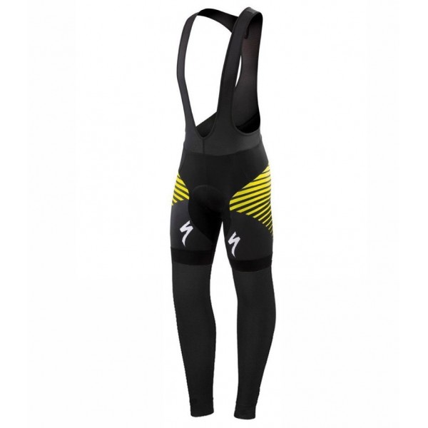 2016 Specialized Team LS Schwarz-Gelb Lang Trägerhose Radtrikot Kaufen