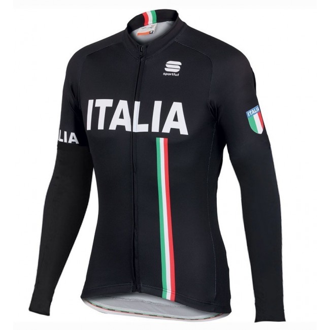 2016 Sportful Italy IT Schwarz Radtrikot Langarm Radtrikot Kaufen 2016 Sportful Italy IT Schwarz Radtrikot Langarm Radtrikot Kaufen