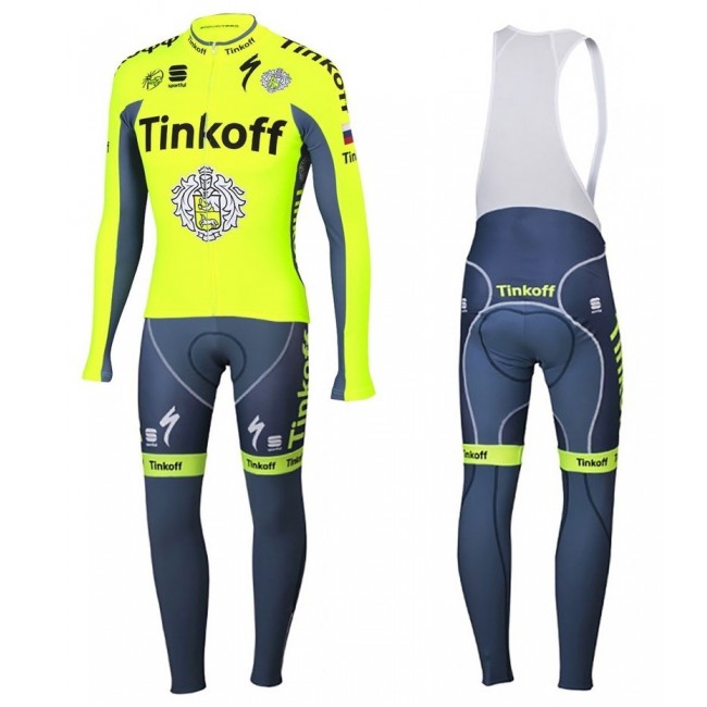 2016 Tinkoff Race Team Fahrradbekleidung Satz Radtrikot Langarm+Lang Trägerhose Radtrikot Kaufen 2016 Tinkoff Race Team Fahrradbekleidung Satz Radtrikot Langarm+Lang Trägerhose Radtrikot Kaufen