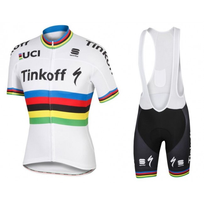 2016 TINKOFF World Champion Fahrradbekleidung Satz Fahrradtrikot Kurzarm Trikot und Kurz Trägerhose Radtrikot Kaufen 2016 TINKOFF World Champion Fahrradbekleidung Satz Fahrradtrikot Kurzarm Trikot und Kurz Trägerhose Radtrikot Kaufen