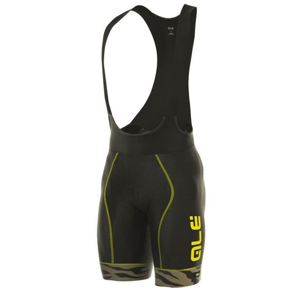 2017 Ale Graphics PRR Flowers Kurz Trägerhose Fango Gelb Fluo Radtrikot Kaufen