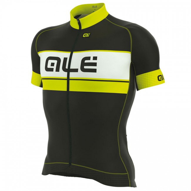 2017 Ale Graphics PRR Bermuda Radtrikot Kurzarm Schwarz Gelb Fluo Radtrikot Kaufen 2017 Ale Graphics PRR Bermuda Radtrikot Kurzarm Schwarz Gelb Fluo Radtrikot Kaufen