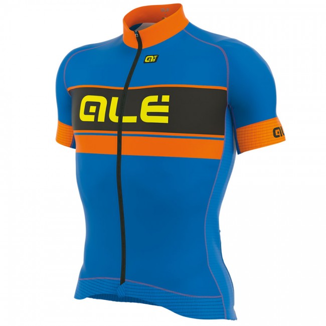 2017 Ale Graphics PRR Bermuda Radtrikot Kurzarm Blau Orange Fluo Radtrikot Kaufen 2017 Ale Graphics PRR Bermuda Radtrikot Kurzarm Blau Orange Fluo Radtrikot Kaufen