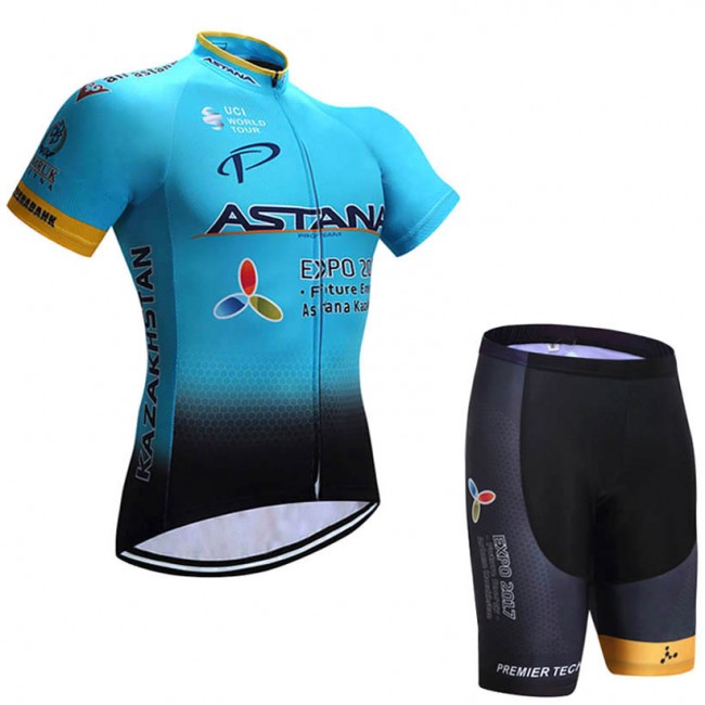 2017 Astana Fahrradbekleidung Satz Radtrikot Kurzarm+Kurz Radhose Radtrikot Kaufen 2017 Astana Fahrradbekleidung Satz Radtrikot Kurzarm+Kurz Radhose Radtrikot Kaufen