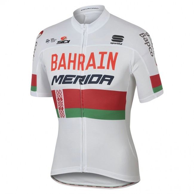 BAHRAIN-MERIDA Weiß Russian Meister Radtrikot Kurzarm 2017 Radtrikot Kaufen BAHRAIN-MERIDA Weiß Russian Meister Radtrikot Kurzarm 2017 Radtrikot Kaufen