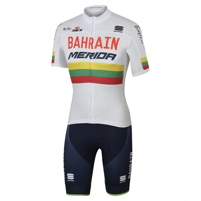 BAHRAIN-MERIDA lituanien champion Fahrradbekleidung Satz Radtrikot Kurzarm+Kurz Radhose 2017 Radtrikot Kaufen BAHRAIN-MERIDA lituanien champion Fahrradbekleidung Satz Radtrikot Kurzarm+Kurz Radhose 2017 Radtrikot Kaufen
