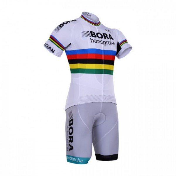 2017 BORA Hansgrohe Fahrradbekleidung Satz Radtrikot Kurzarm+Kurz Radhose Radtrikot Kaufen