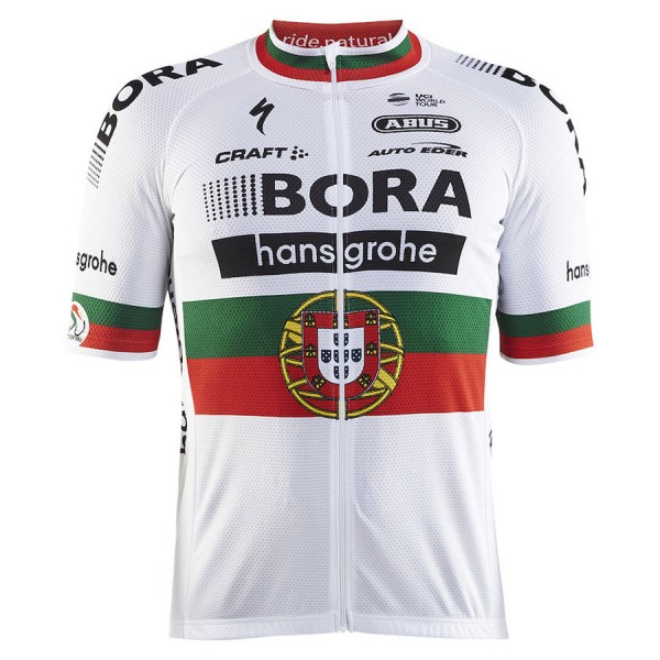BORA Hansgrohe Pro Team 2017 Champion Portugais Radtrikot Kurzarm Radtrikot Kaufen