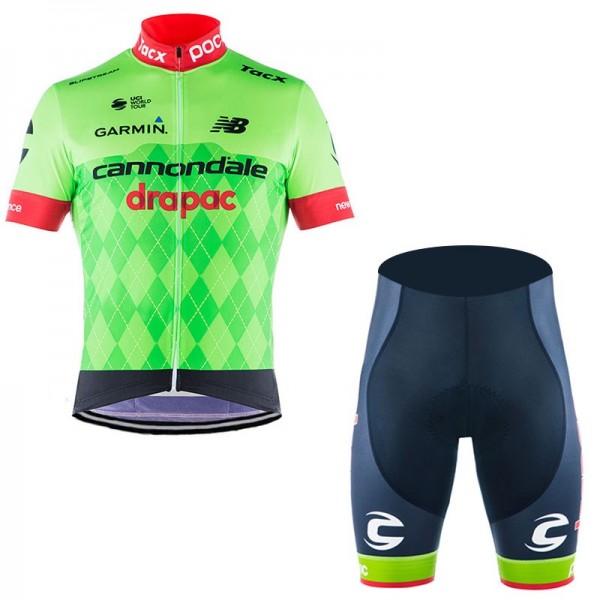 2017 Cannondale Drapac Team Fahrradbekleidung Satz Radtrikot Kurzarm+Kurz Radhose Radtrikot Kaufen