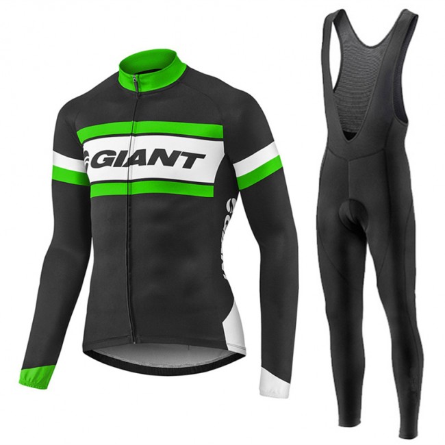 2017 Giant Grün Schwarz Fahrradbekleidung Satz Radtrikot Langarm+Lang Trägerhose Radtrikot Kaufen 2017 Giant Grün Schwarz Fahrradbekleidung Satz Radtrikot Langarm+Lang Trägerhose Radtrikot Kaufen