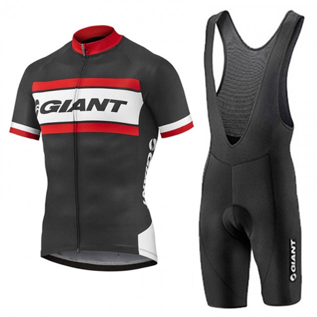 2017 Giant Rot Schwarz Fahrradbekleidung Satz Radtrikot Kurzarm+Kurz Trägerhose Radtrikot Kaufen 2017 Giant Rot Schwarz Fahrradbekleidung Satz Radtrikot Kurzarm+Kurz Trägerhose Radtrikot Kaufen