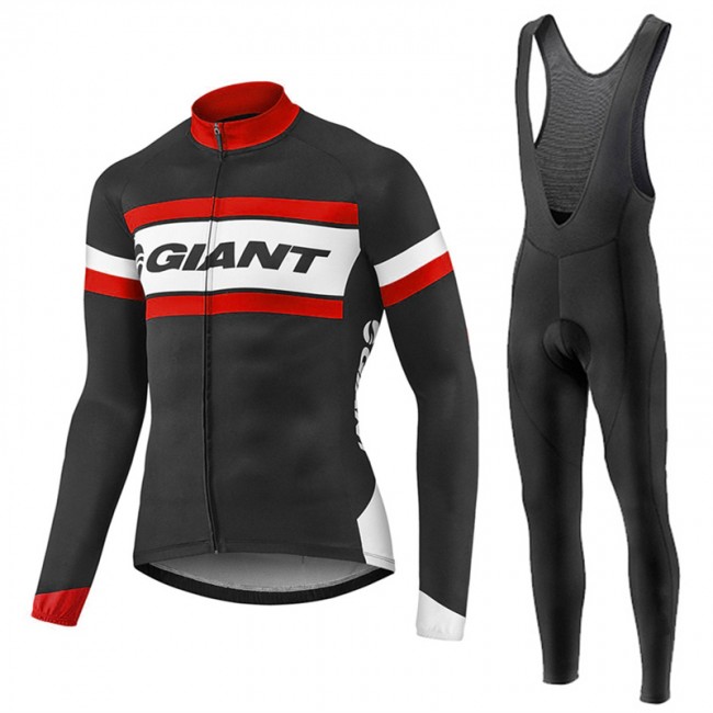 2017 Giant Rot Schwarz Fahrradbekleidung Satz Radtrikot Langarm+Lang Trägerhose Radtrikot Kaufen 2017 Giant Rot Schwarz Fahrradbekleidung Satz Radtrikot Langarm+Lang Trägerhose Radtrikot Kaufen