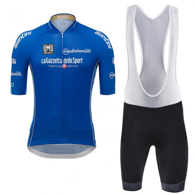Giro d'Italia 2017 Blau Fahrradbekleidung Satz Radtrikot Kurzarm+Kurz Trägerhose Radtrikot Kaufen Giro d'Italia 2017 Blau Fahrradbekleidung Satz Radtrikot Kurzarm+Kurz Trägerhose Radtrikot Kaufen