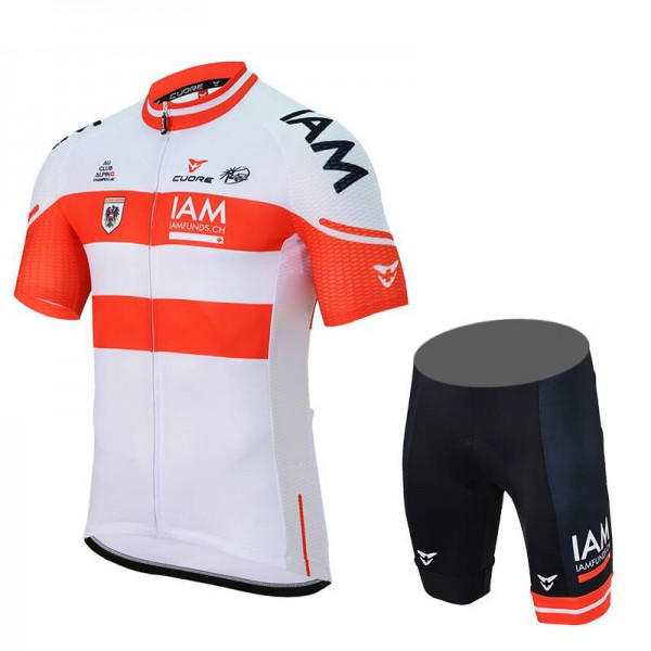 IAM 2017 Austrian Champion Fahrradbekleidung Satz Radtrikot Kurzarm+Kurz Radhose Radtrikot Kaufen