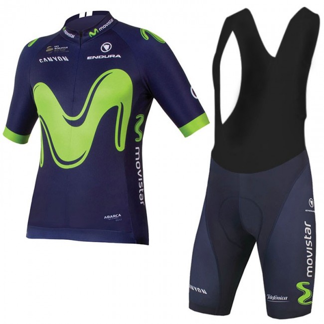 2017 Movistar Fahrradbekleidung Satz Radtrikot Kurzarm+Kurz Trägerhose Radtrikot Kaufen 2017 Movistar Fahrradbekleidung Satz Radtrikot Kurzarm+Kurz Trägerhose Radtrikot Kaufen
