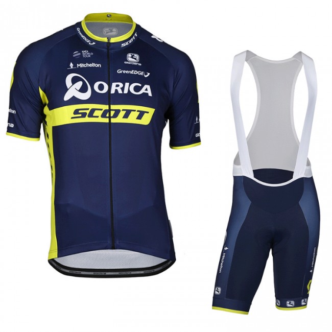 2017 Orica Scott Fahrradbekleidung Satz Radtrikot Kurzarm+Kurz Trägerhose Radtrikot Kaufen 2017 Orica Scott Fahrradbekleidung Satz Radtrikot Kurzarm+Kurz Trägerhose Radtrikot Kaufen