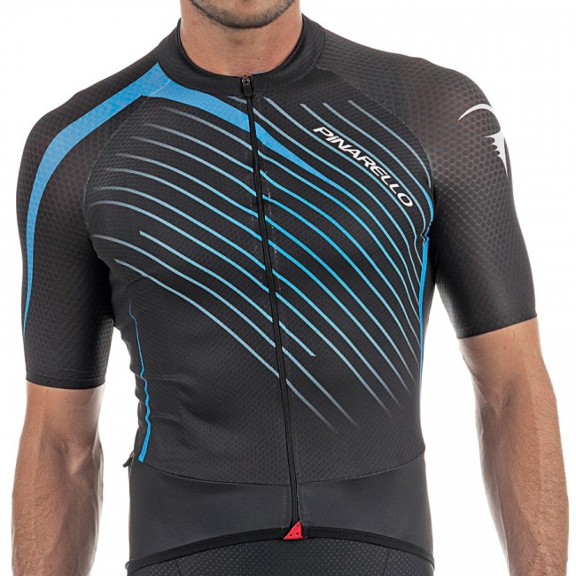 2017 Pinarello Tour Radtrikot Kurzarm-Schwarz Sky Blau Radtrikot Kaufen 2017 Pinarello Tour Radtrikot Kurzarm-Schwarz Sky Blau Radtrikot Kaufen