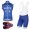 Quick Step Floors 2017 Pro ärmelloses Trikot Blau+Kurz Trägerhose Radtrikot Kaufen