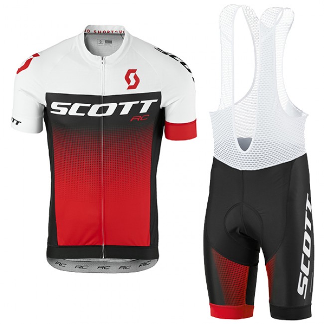 2017 Scott Rc Weiß Schwarz Rot Fahrradbekleidung Satz Radtrikot Kurzarm+Kurz Trägerhose Radtrikot Kaufen 2017 Scott Rc Weiß Schwarz Rot Fahrradbekleidung Satz Radtrikot Kurzarm+Kurz Trägerhose Radtrikot Kaufen