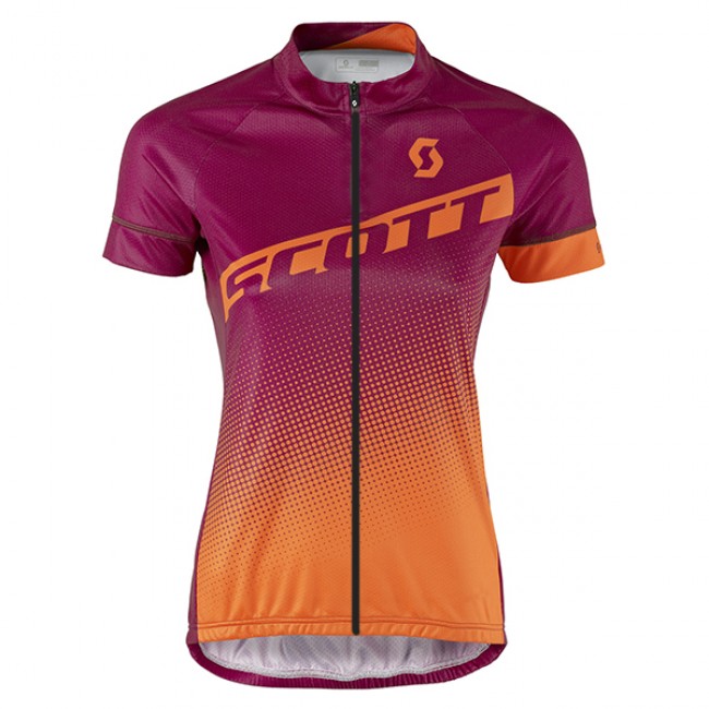 2017 Scott Damen orange violett Radtrikot Kurzarm Radtrikot Kaufen 2017 Scott Damen orange violett Radtrikot Kurzarm Radtrikot Kaufen