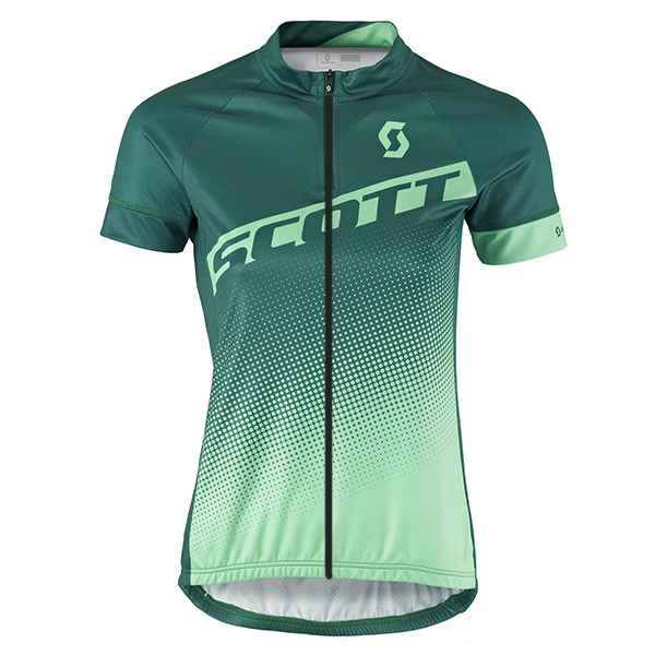 2017 Scott Damen Grün Radtrikot Kurzarm Radtrikot Kaufen