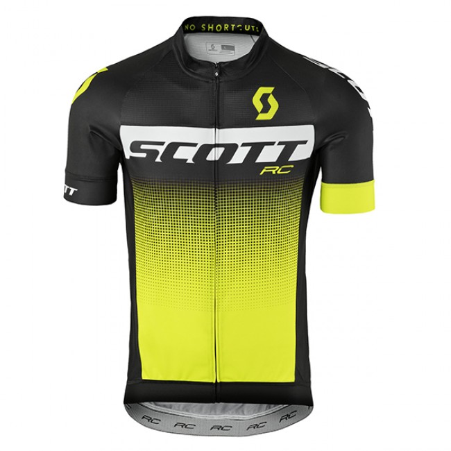 2017 Scott Rc Schwarz Weiß Gelb Radtrikot Kurzarm Radtrikot Kaufen 2017 Scott Rc Schwarz Weiß Gelb Radtrikot Kurzarm Radtrikot Kaufen