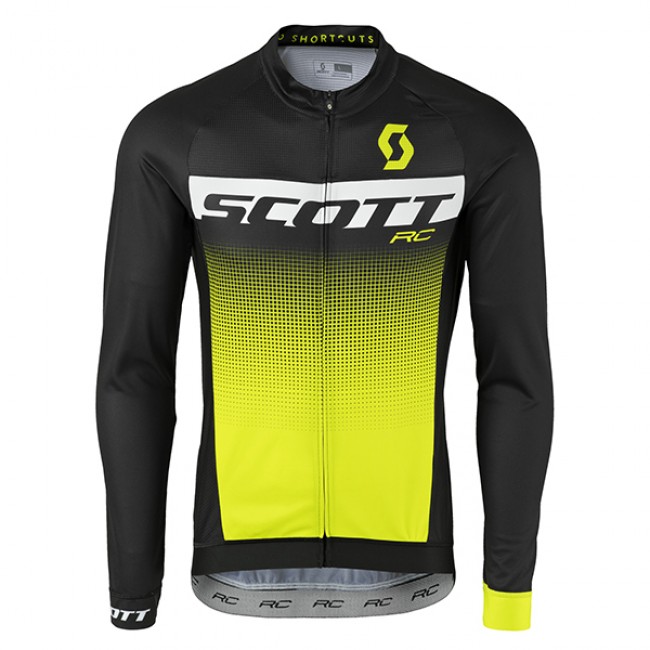 2017 Scott Rc Schwarz Weiß Gelb Radtrikot Langarm Radtrikot Kaufen 2017 Scott Rc Schwarz Weiß Gelb Radtrikot Langarm Radtrikot Kaufen