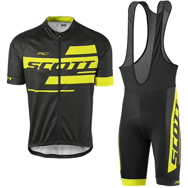 2017 Scott Rc Schwarz Gelb Fahrradbekleidung Satz Radtrikot Kurzarm+Kurz Trägerhose Radtrikot Kaufen 2017 Scott Rc Schwarz Gelb Fahrradbekleidung Satz Radtrikot Kurzarm+Kurz Trägerhose Radtrikot Kaufen