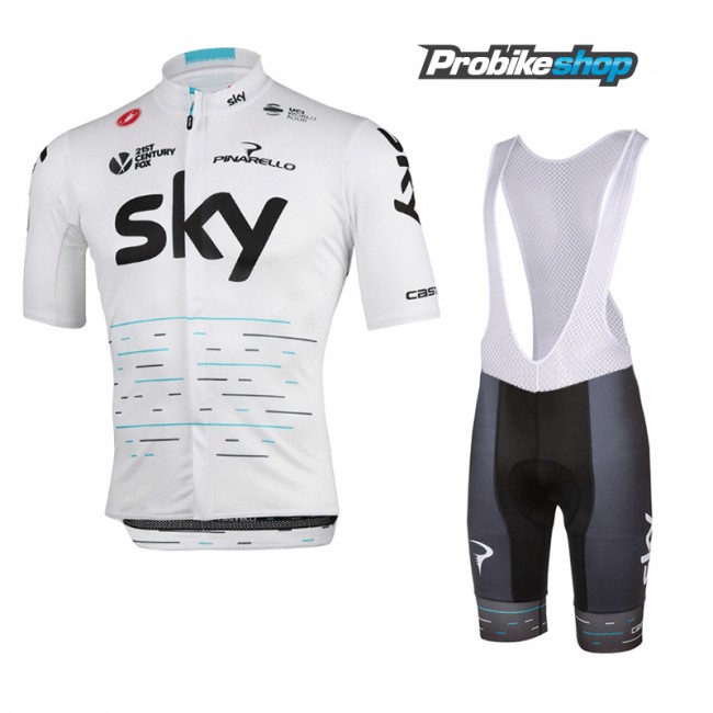 Sky Team Tour De France Set 2017 Fahrradbekleidung Satz Radtrikot Kurzarm+Kurz Trägerhose Radtrikot Kaufen Sky Team Tour De France Set 2017 Fahrradbekleidung Satz Radtrikot Kurzarm+Kurz Trägerhose Radtrikot Kaufen