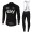Sky Pro Schwarz 2017 Gabba Fahrradbekleidung Satz Radtrikot Langarm+Lang Trägerhose Radtrikot Kaufen