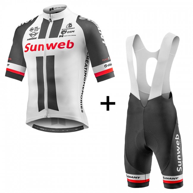 2017 Sunweb Pro Weiß Fahrradbekleidung Satz Radtrikot Kurzarm+Kurz Trägerhose Radtrikot Kaufen 2017 Sunweb Pro Weiß Fahrradbekleidung Satz Radtrikot Kurzarm+Kurz Trägerhose Radtrikot Kaufen