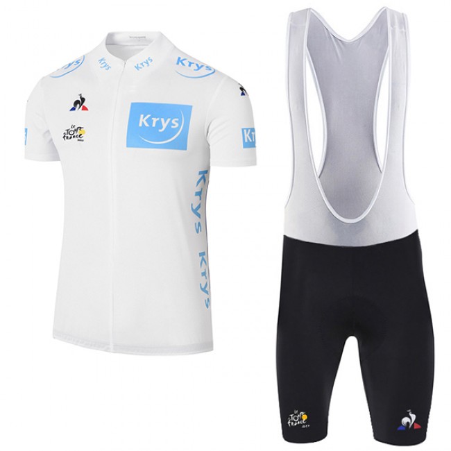 2017 Tour de France Weiß Fahrradbekleidung Satz Radtrikot Kurzarm+Kurz Trägerhose Radtrikot Kaufen 2017 Tour de France Weiß Fahrradbekleidung Satz Radtrikot Kurzarm+Kurz Trägerhose Radtrikot Kaufen