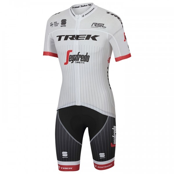 TREK-SEGAFREDO TDF Pro Race 2017 Fahrradbekleidung Satz Radtrikot Kurzarm+Kurz Radhose Radtrikot Kaufen