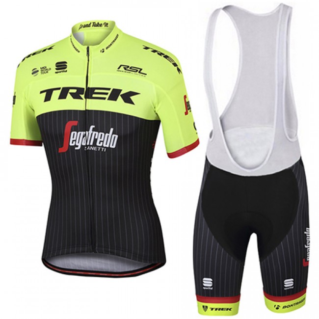 Trek Segafredo Pro 2017 Gelb Fahrradbekleidung Satz Radtrikot Kurzarm+Kurz Trägerhose Radtrikot Kaufen Trek Segafredo Pro 2017 Gelb Fahrradbekleidung Satz Radtrikot Kurzarm+Kurz Trägerhose Radtrikot Kaufen