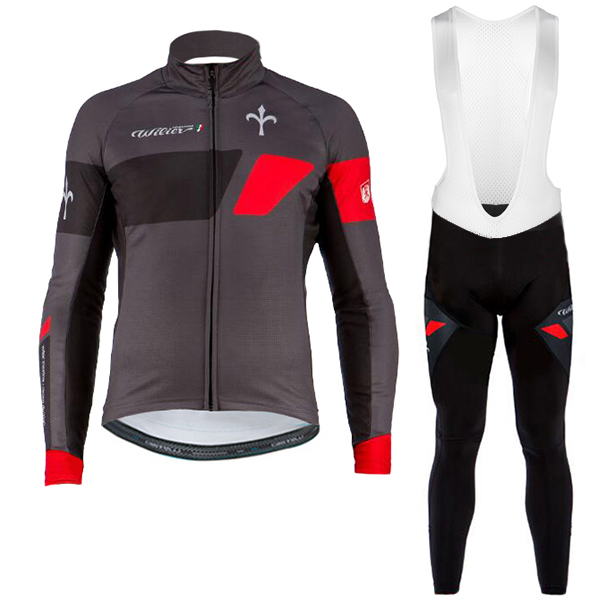 Wilier 2017 Pro Team Fahrradbekleidung Satz Radtrikot Langarm+Lang Trägerhose Radtrikot Kaufen